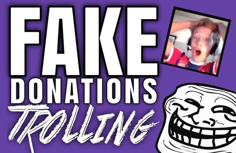 fake donation on twitch